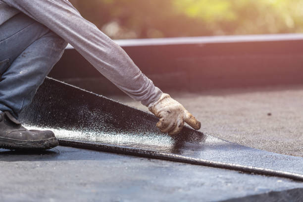 Professional Basement Waterproofing technician working in Maplesville, AL